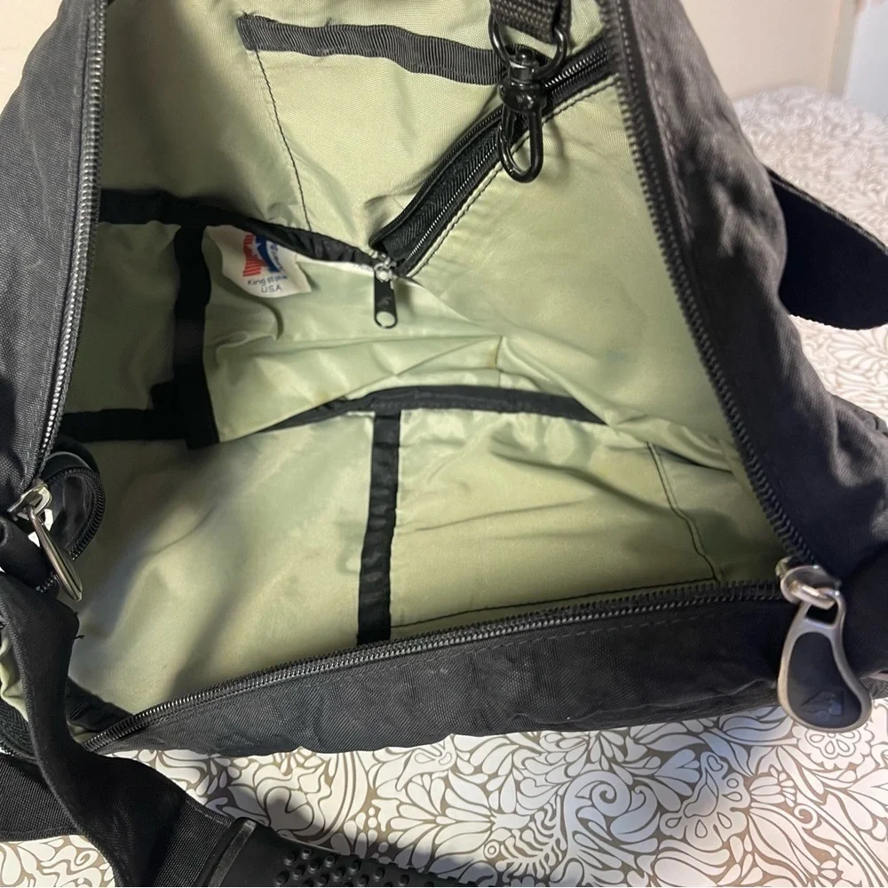 AmeriBag Black Shoulder Bag Sling Purse